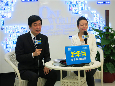 新华网“新华访谈”栏目专访广州圣丹福