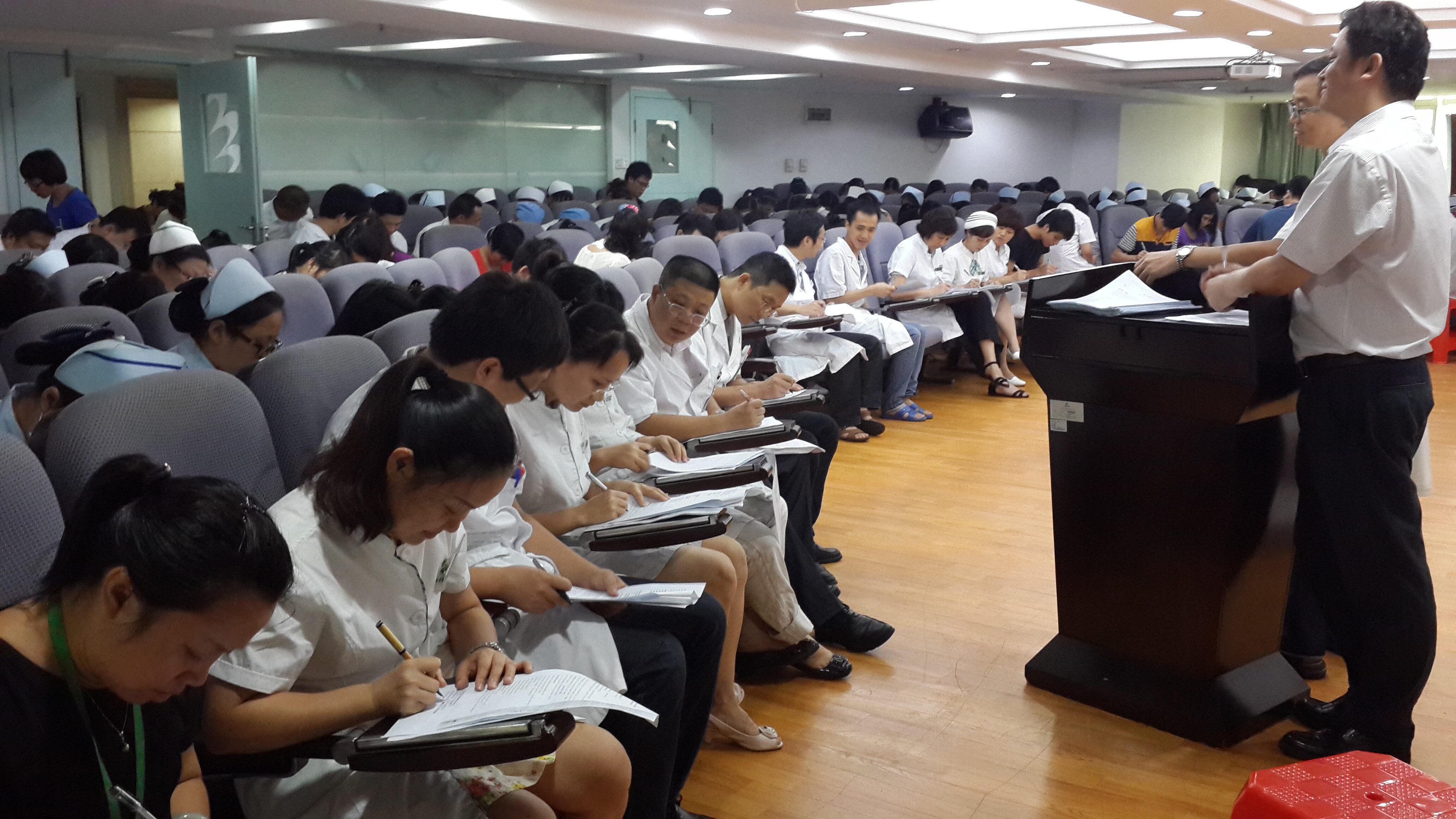 广州圣丹福医院第二次JCI认证考试全院开考