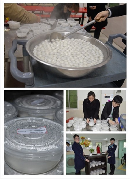 广州圣丹福医院祈福送汤圆 让外籍住院病人温馨过元宵节