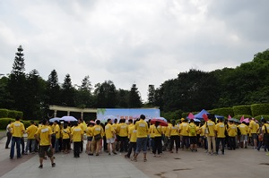 “精彩因你同行”  我院工会参与2015年天河区工会定向越野活动