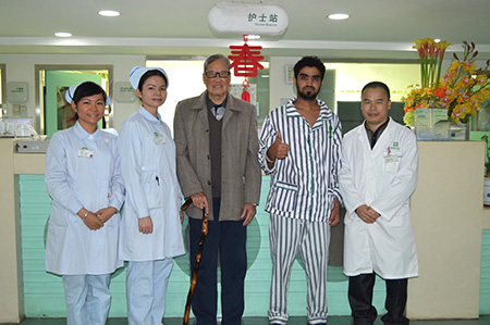 广州圣丹福医院内科病区 默默付出感动患者——省林业厅、四航局退休干部、也门年轻企业家联合为其点赞