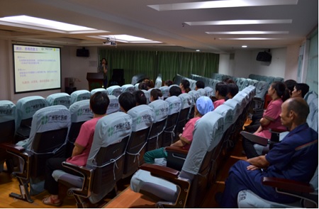 广州圣丹福医院组织2016年度全院保洁员院感知识培训