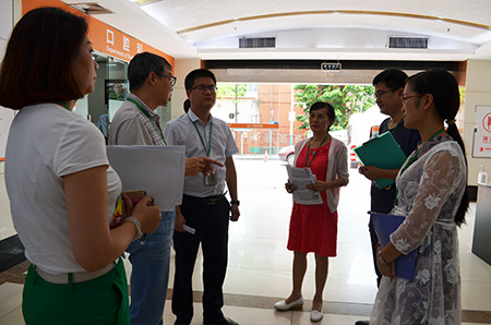 广州圣丹福进行全院6月第三次JCI稽核